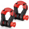 VEVOR 2 Pack 3/4" D Ring Shackle with 7/8" Screw