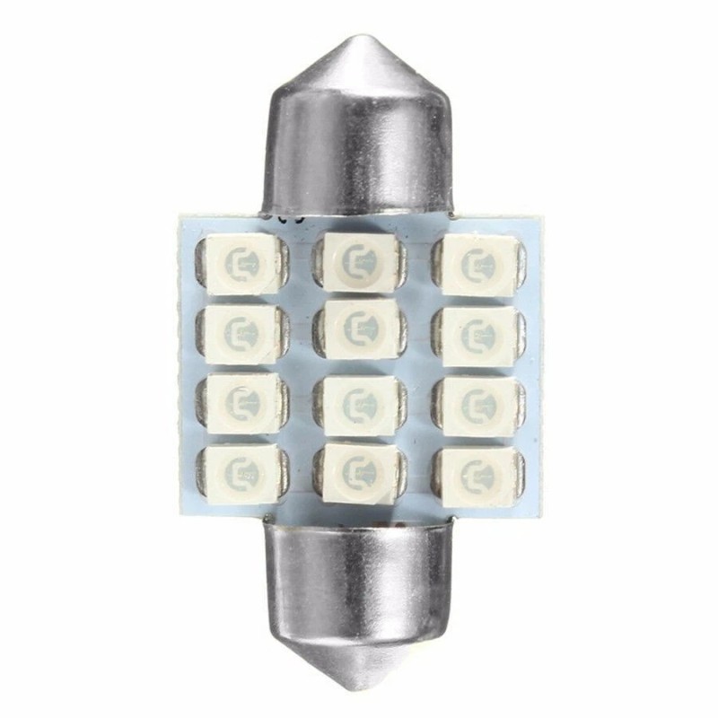 SHENKENUO 13Pcs LED Car Interior Light Kit Blue for Dome