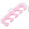 Separadores de Dedos de Silicona Protege Esmalte Fresco Reutilizables 12