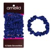 Amelia Beauty Products Amelia Beauty, Coleteros Pequeños De Satén Azul,