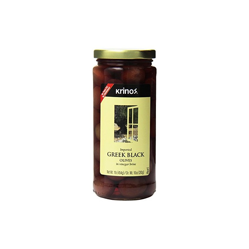 Black Olives in Brine, 16 Ounces (Pack of 6)
