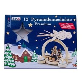 Premium Pyramid Tea Lights for Wooden Pyramids / Pack of 12