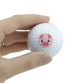 GRAPHICS & MORE Pig Face Farm Animal Novelty Golf Balls 3 Pack