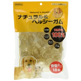 Pet Pro Dog Treats Natural & Healthy Gum Bone Shape, 18 Count (x1)