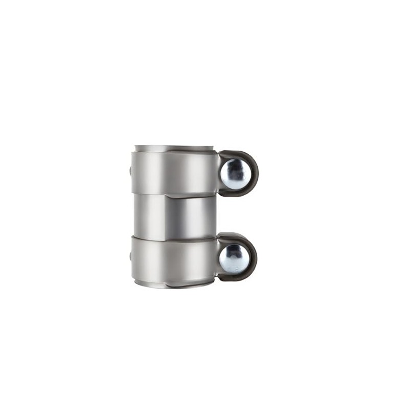 Double Clamp Exhaust Clamp Stainless Steel Pipe Connector Diameter 45