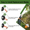 Rohacir 100 Pcs Plastic Blades for Stihl PolyCut 2-2 PolyCut