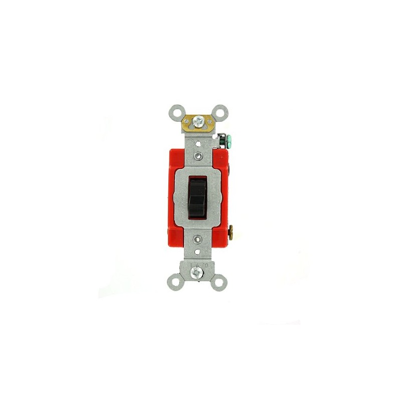 Leviton 1224-2E 20 Amp, 120/277 Volt, Toggle 4-Way AC Quiet