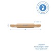 Wooden Mini Rolling Pin, 5 Inches Long, Pack of 50,