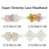 Esumun Baby Girl Hair Bow and Flower Headband with Lace