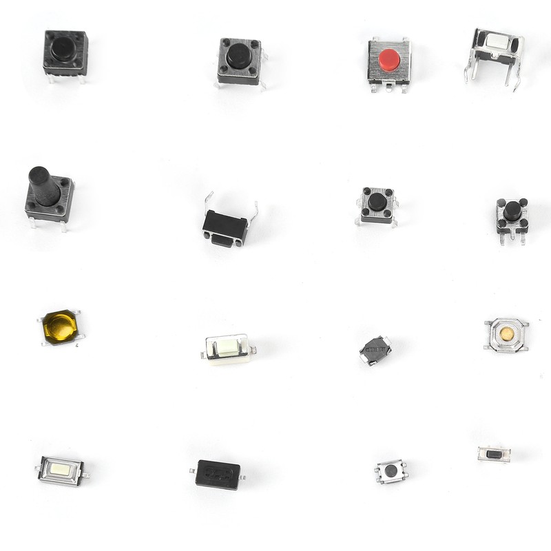 Tactile Push Button Switches 25 Values 12V 50mA Micro Momentary