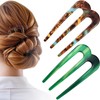 2 Pcs Large French Hair Pin, U Shaped Hair Pins