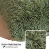 LIFEREVO Pack of 2 Shaggy Plush Faux Fur Throw Pillow