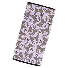 Sanrio Kuromi Antibacterial and Deodorizing Face Towel 801186 Black