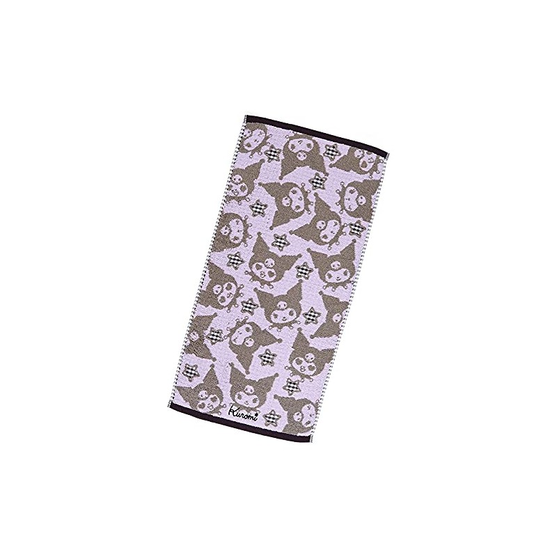 Sanrio Kuromi Antibacterial and Deodorizing Face Towel 801186 Black