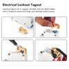 Lockout Tagout Lock, Aluminium Alloy Microelectric Lockout Padlock, Lockout Tagout