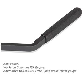 Yoursme for Cummins ISX Engine Brake Adjustment Tool Jake Brake Feeler Gauge Alternative to 3163530 7MM