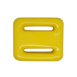 Scuba Choice Yellow Vinyl Coated Diving Lead Weights, 2LB