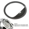 Motorcycle Speedometer Intrument Gauge Bezel Cover Trim Carbon Fiber Style