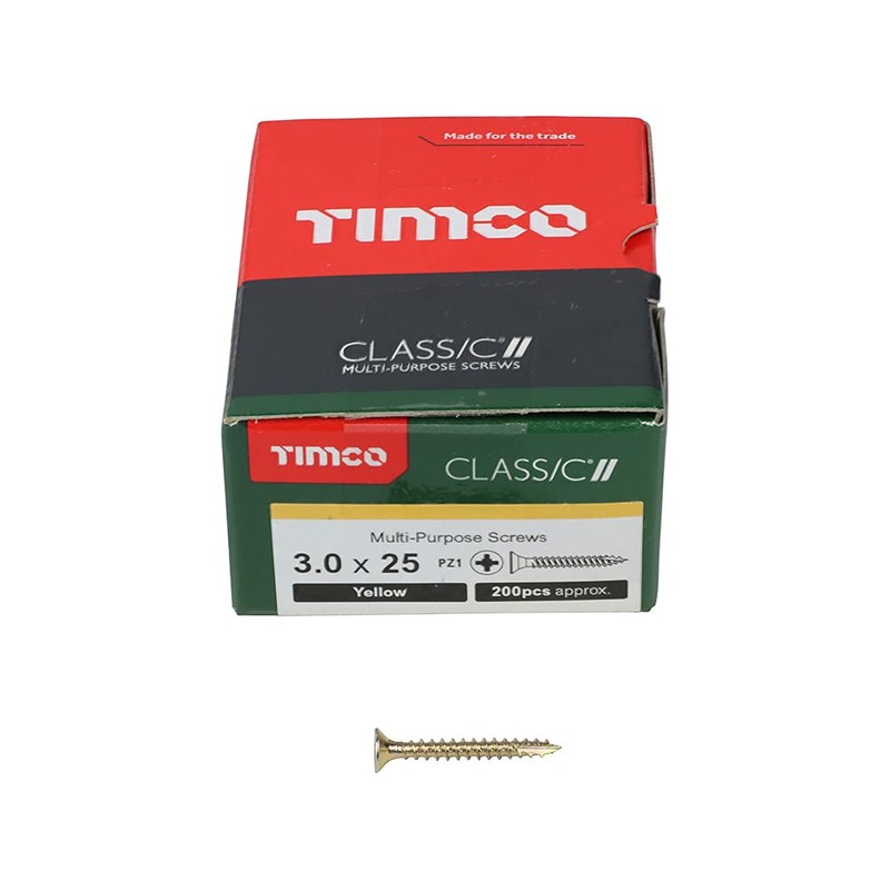 TIMCO Classic Multi-Purpose Screws - PZ - Double Countersunk -