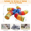 Depets Cat Tunnel for Indoor Cats, 5 Way Large Cat