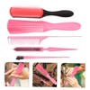 Outanaya 5-Piece Hair Comb Set for Home Use Multifunctional Scalp