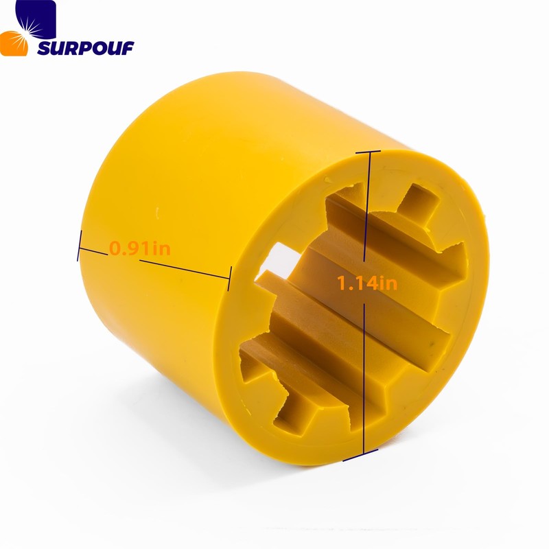 SURPOUF FR208-FS Flexible Vacuum Pump Coupler Sleeve Pump Sleeve, Flexible