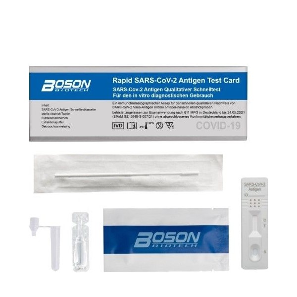 Boson Rapid SARS-CoV-2 Antigen Test Card 20items