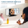Upgraded Projection Alarm Clock, 4-Level Dimmer, 7.8" Large Screen, Snooze