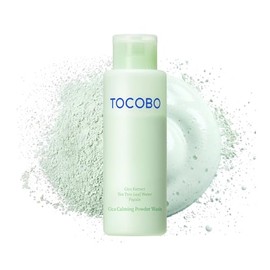 TOCOBO Cica Calming Powder Wash 50 g Limpiador Facial en Polvo Calmante y Exfoliante Suave