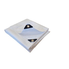 H.D. White Tarp Ultra Thick 16 Mil (Exact Sizes) (7' X 30')