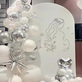 Pregnancy Baby Wall Decal - Pregnancy Wall Decoration,Pregnancy Stickers for Belly, Gender Reveal Boy Or Girl Stickers Party Mom Theme Decor (Pregnancy Decal)