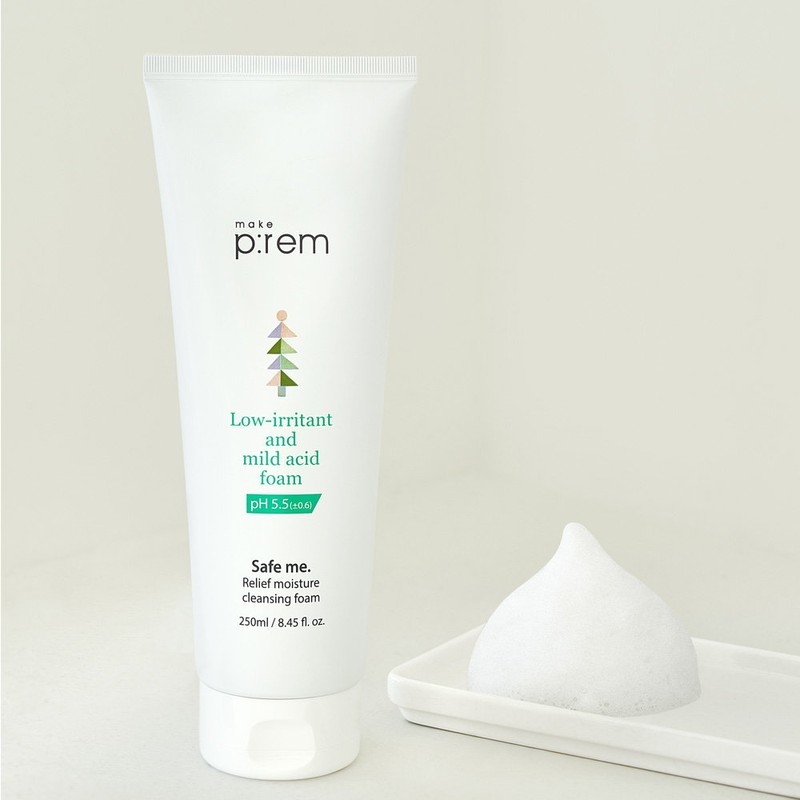 Make Prem Safe Me Relief Moisture Cleansing Foam 250ml [GIFT]