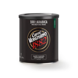 Caffè Vergnano 1882 Coffee Tin 100% Arabica Ground Mocha - 250 g Pack