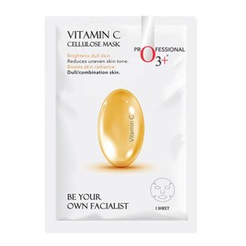 O3+ Facialist Vitamin C Cellulose sheet Mask for pigmentation and uneven skin (30g)