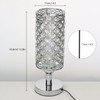 TD001 Modern Crystal Lamps Modern Glam Table Lamp for Bedroom