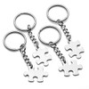 Zysta Set of 4 Stainless Steel Couples BFF Jewellery Set