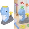 Flying Disc Launcher Cute Shape Hand Eye Coordination Exercise Parent