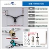 HEIGHTEN 80/92/95/98/110mm Reel Handle (No Knobs) Shimano Daiwa Universal Spinning