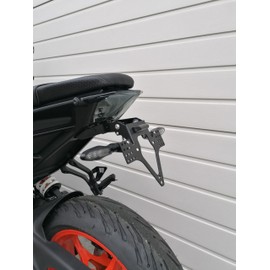 Short License Plate Holder for KTM Duke 125 Duke390 from 2024 EVO Set for OEM Indicator GroFaTec Number Plate Carrier License Plate Carrier Short Rear Conversion KTM Duke125 DUKE390 Tail Tidy Porta Targa