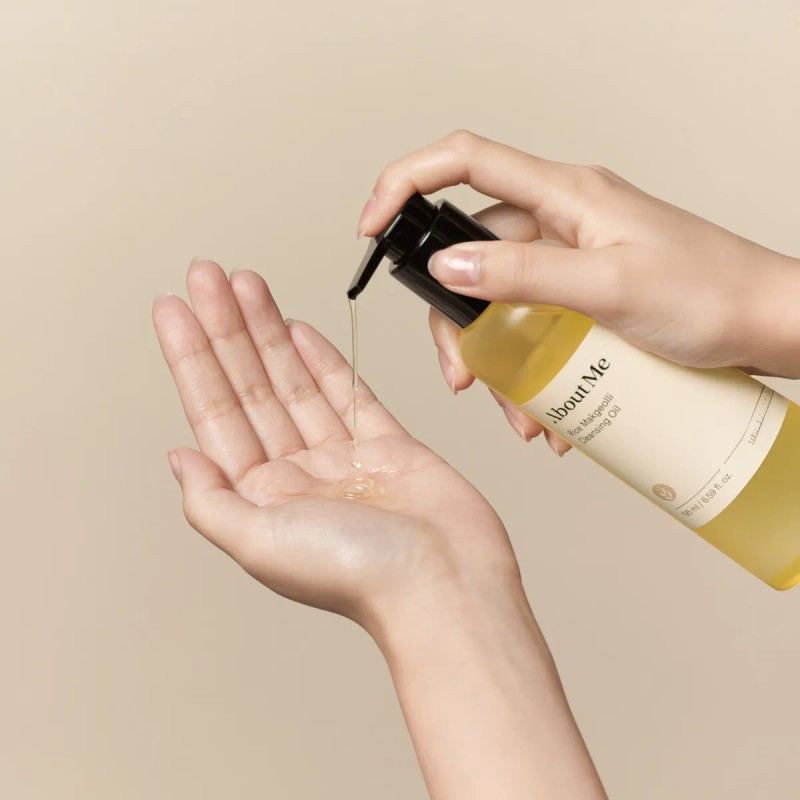 Limpiador Facial Coreano En Aceite De Arroz, About Me, 195ml