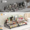 LUHENPING 4 Tier Spice Rack Organizer for Cabinet - Black