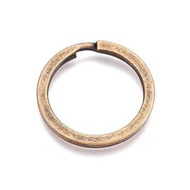 Présentoirs pour Bijoux Accessories Rings Holder Key Ring 25 mm Bronze x 100 Pieces