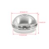 Bonsicoky Silver Flute Head Crown End Cap, Headjoint Screw Cap