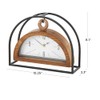 Deco 79 Metal Suspended Clock with Black Frame, 10" x