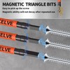 10-Pack Triangle Screwdriver Set - Premium S2 Steel Triangle Bit