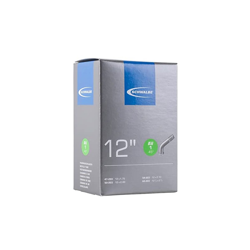 Schwalbe 47/62-203 Bicycle Inner Tube Black