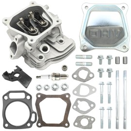 DUZFOREI 12210-ZL0-405 Assembled Cylinder Head Kit, Including Muffler Studs and Spark Plug Replacement for Honda GX200 6.5Hp Engine, Replaces 12210-ZH8-415 12210-ZL0-405