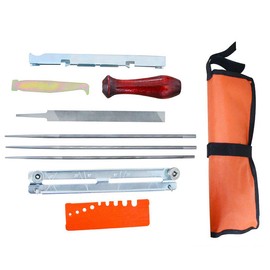 Tiardey Chainsaw Sharpening Kit Universal Chain Saw Sharpener Tool with With Storage Bag for Sharpening Chainsaw