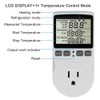 Timer Socket Thermostat Digital Temperature Controller EU Plug Outlet with