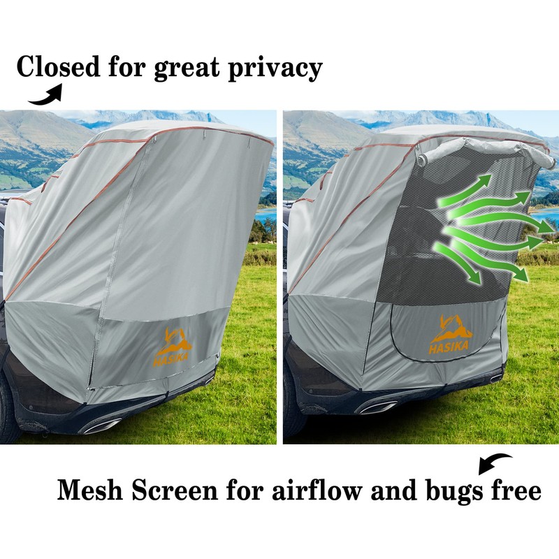 Hasika Canopy Tent Easy Set Up Sun Shade with Mesh